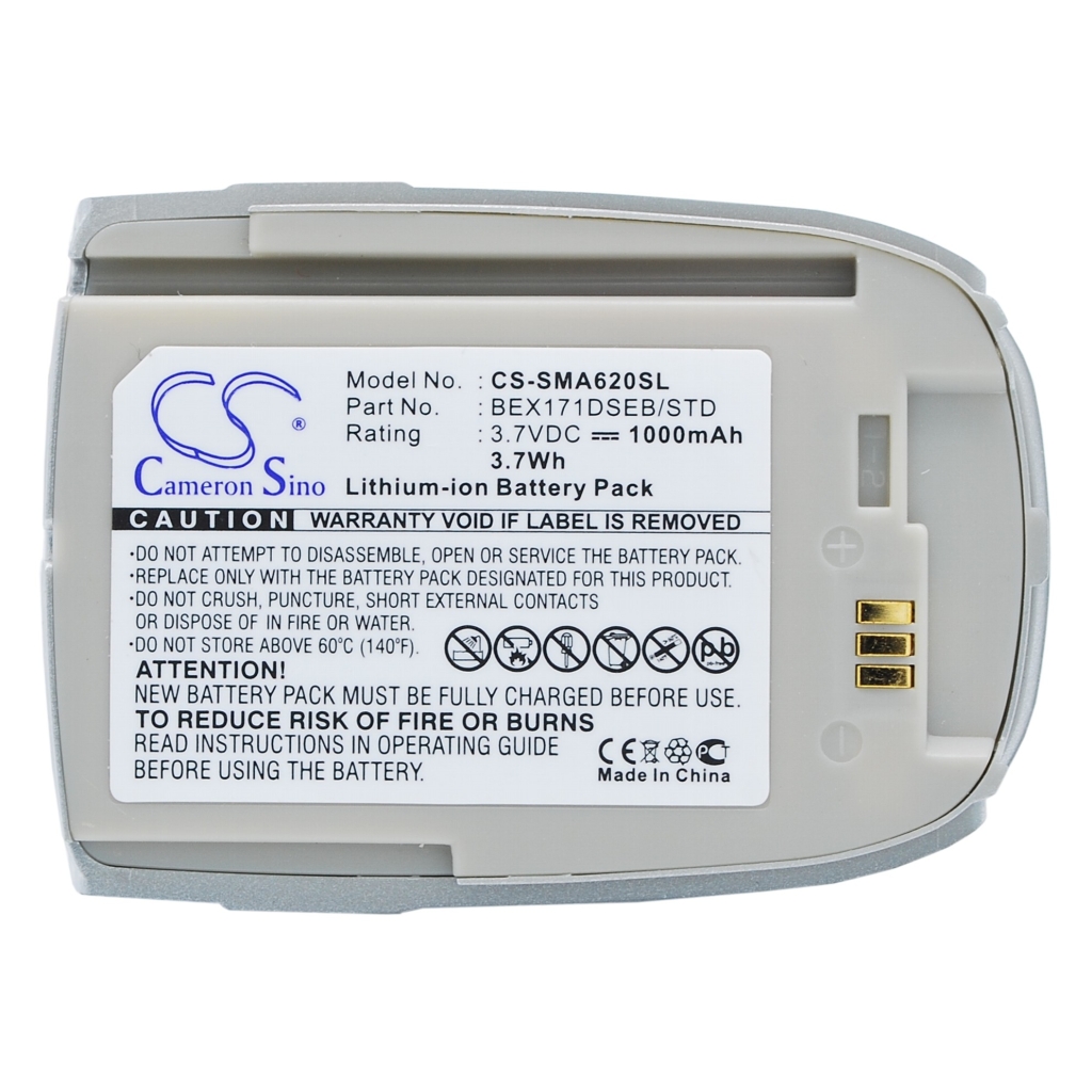 Batería del teléfono móvil Samsung CS-SMA620SL