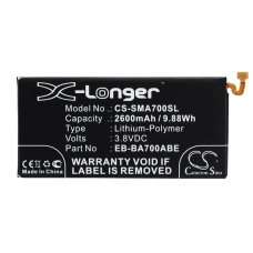 Reemplazo de batería compatible para Samsung EB-BA700ABE,GH43-04340A