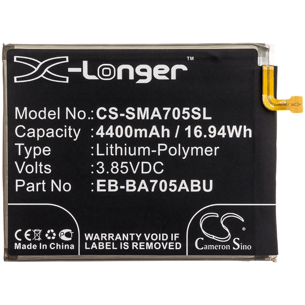 Batería del teléfono móvil Samsung CS-SMA705SL
