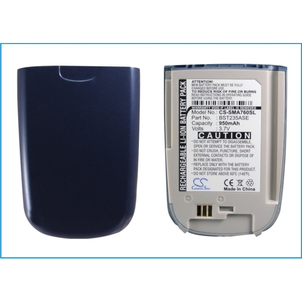 Batería del teléfono móvil Samsung CS-SMA760SL