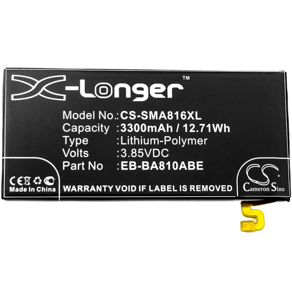 Batería del teléfono móvil Samsung CS-SMA816XL