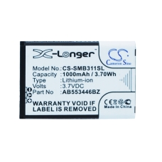 Reemplazo de batería compatible para Samsung AB553446BZ
