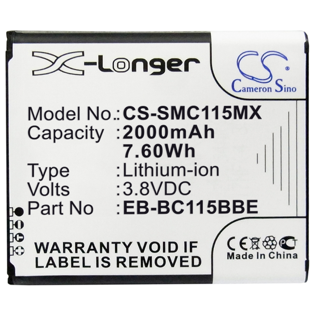 Baterías Sustituye EB-BC115BBC