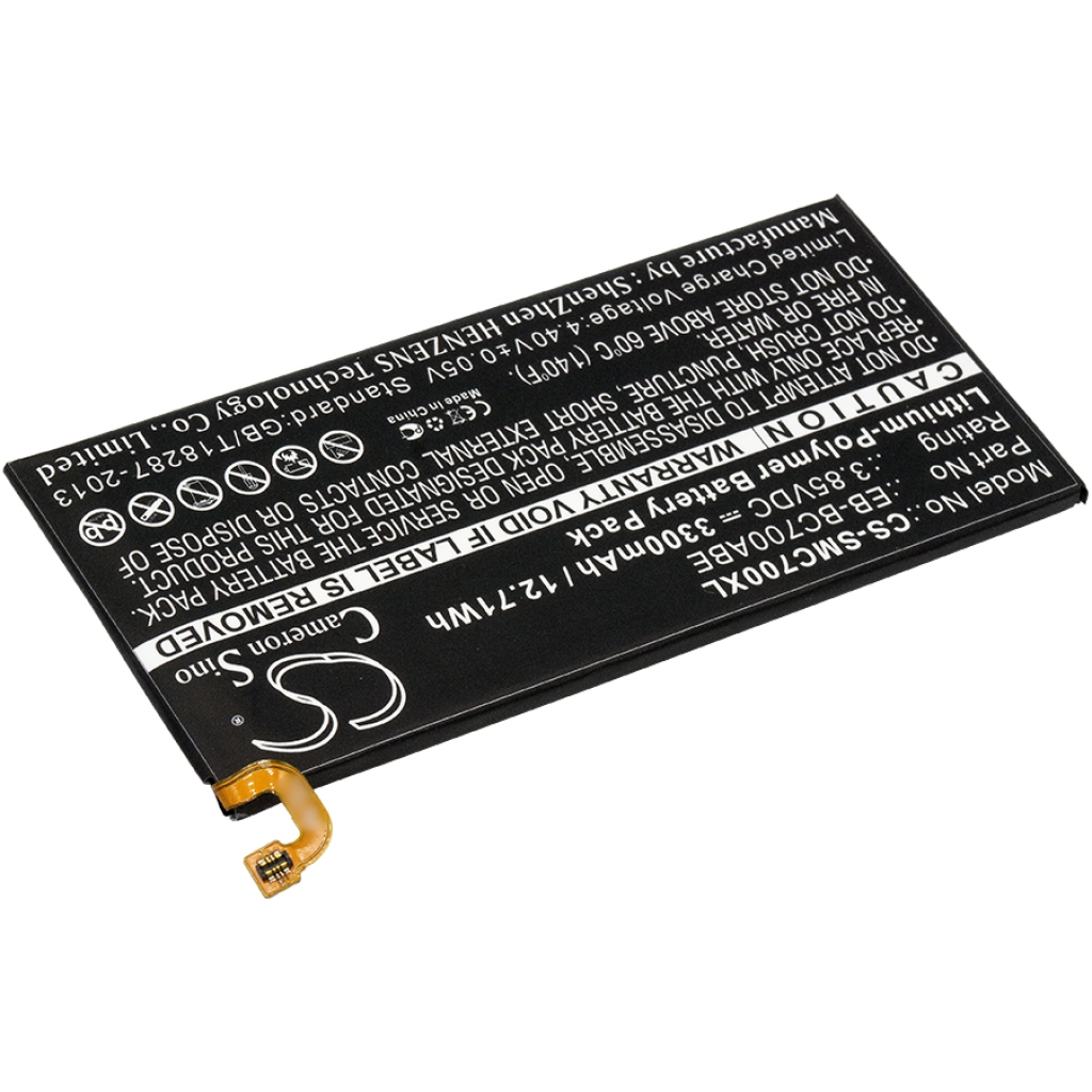Batería del teléfono móvil Samsung CS-SMC700XL