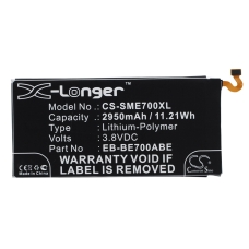 Reemplazo de batería compatible para Samsung EB-BE700ABE