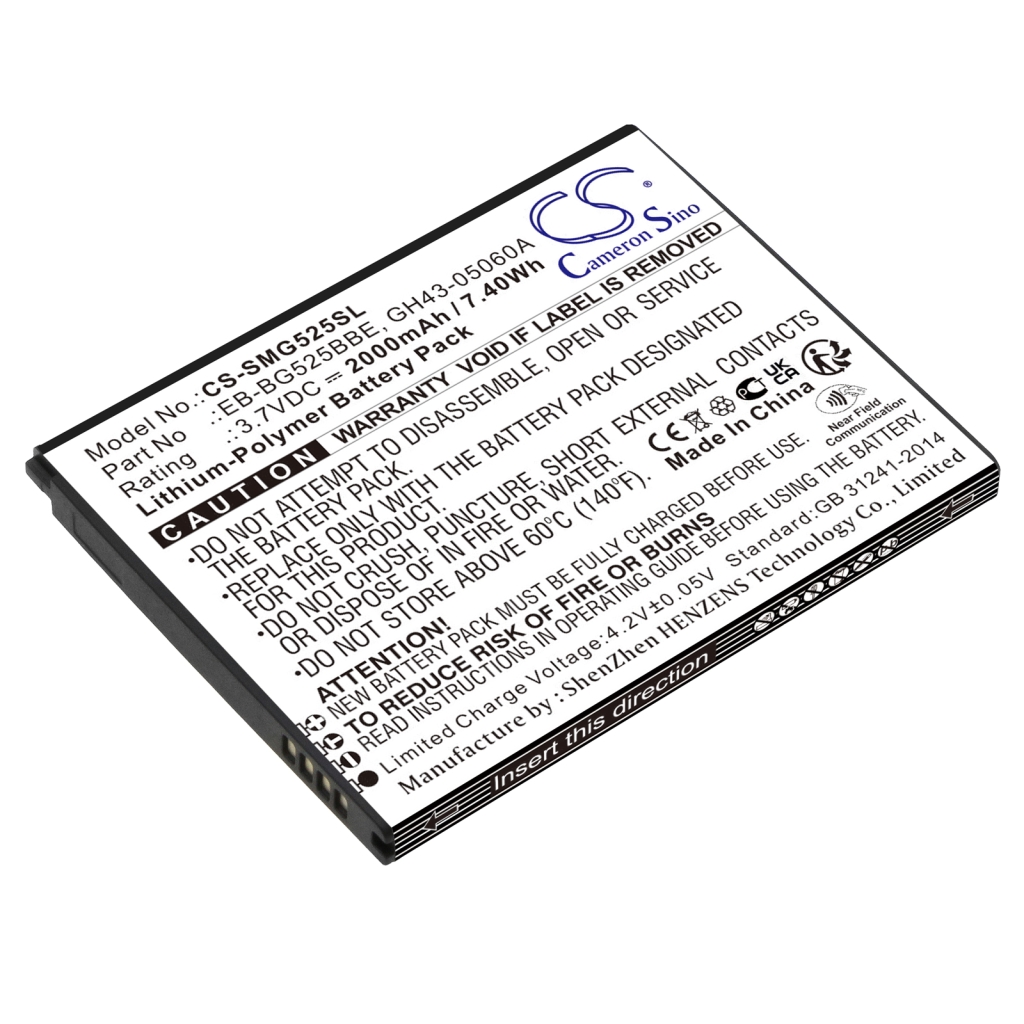 Baterías Sustituye EB-BG525BBE