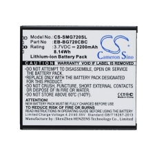 Reemplazo de batería compatible para Samsung EB-BG720CBC,EB-BG720CBK