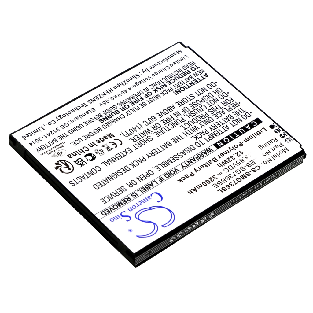 Batería del teléfono móvil Samsung SM-G736B