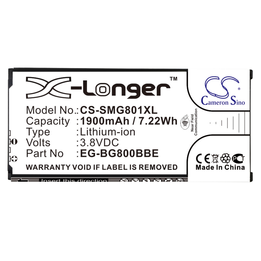 Baterías Sustituye EB-BG800CBE