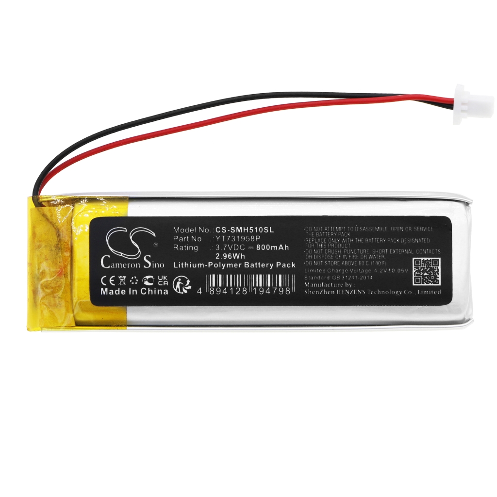 Batería para auriculares inalámbricos Sena CS-SMH510SL