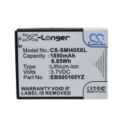 CS-SMI405XL<br />Baterías para  reemplaza la batería EB505165YZBSTD