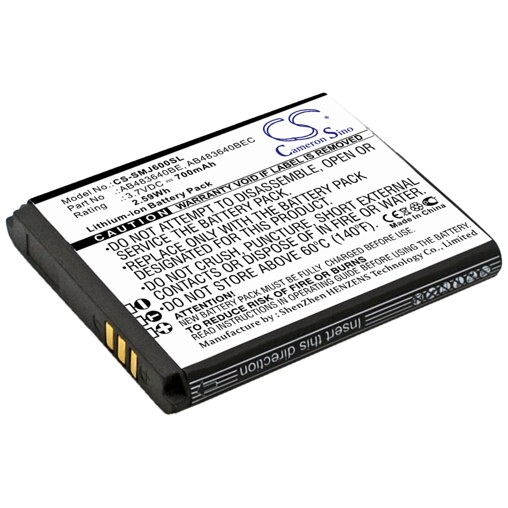 Batería del teléfono móvil Samsung Corby TXT