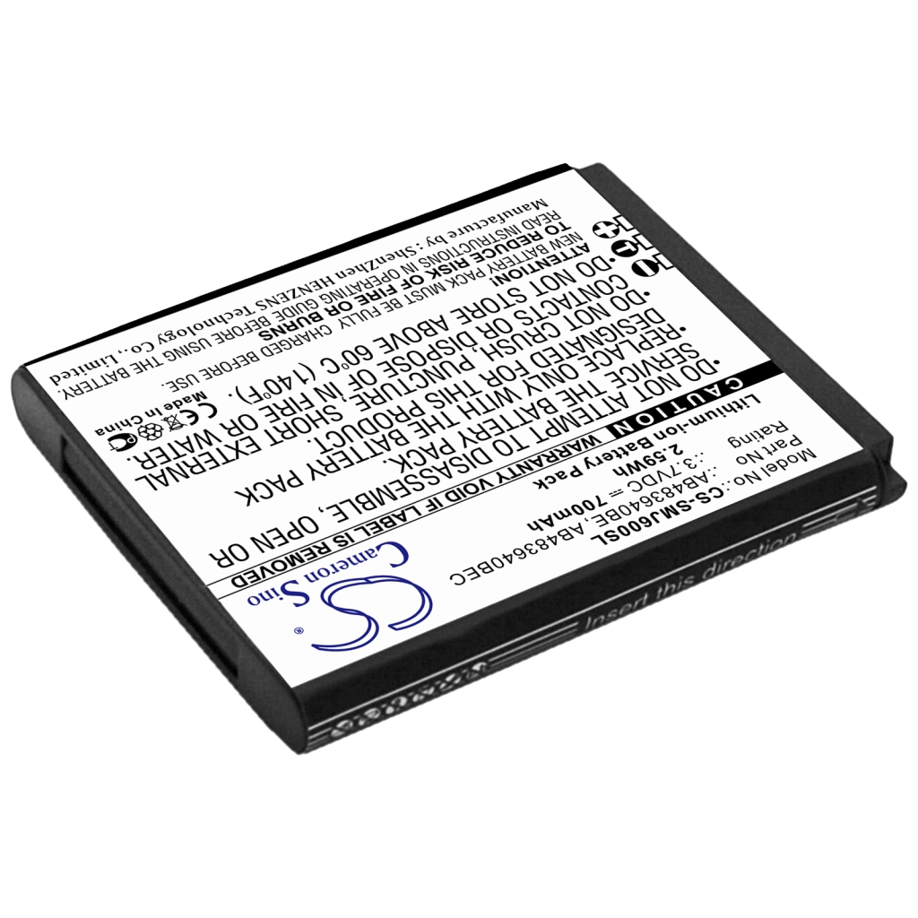 Batería del teléfono móvil Samsung Corby TXT