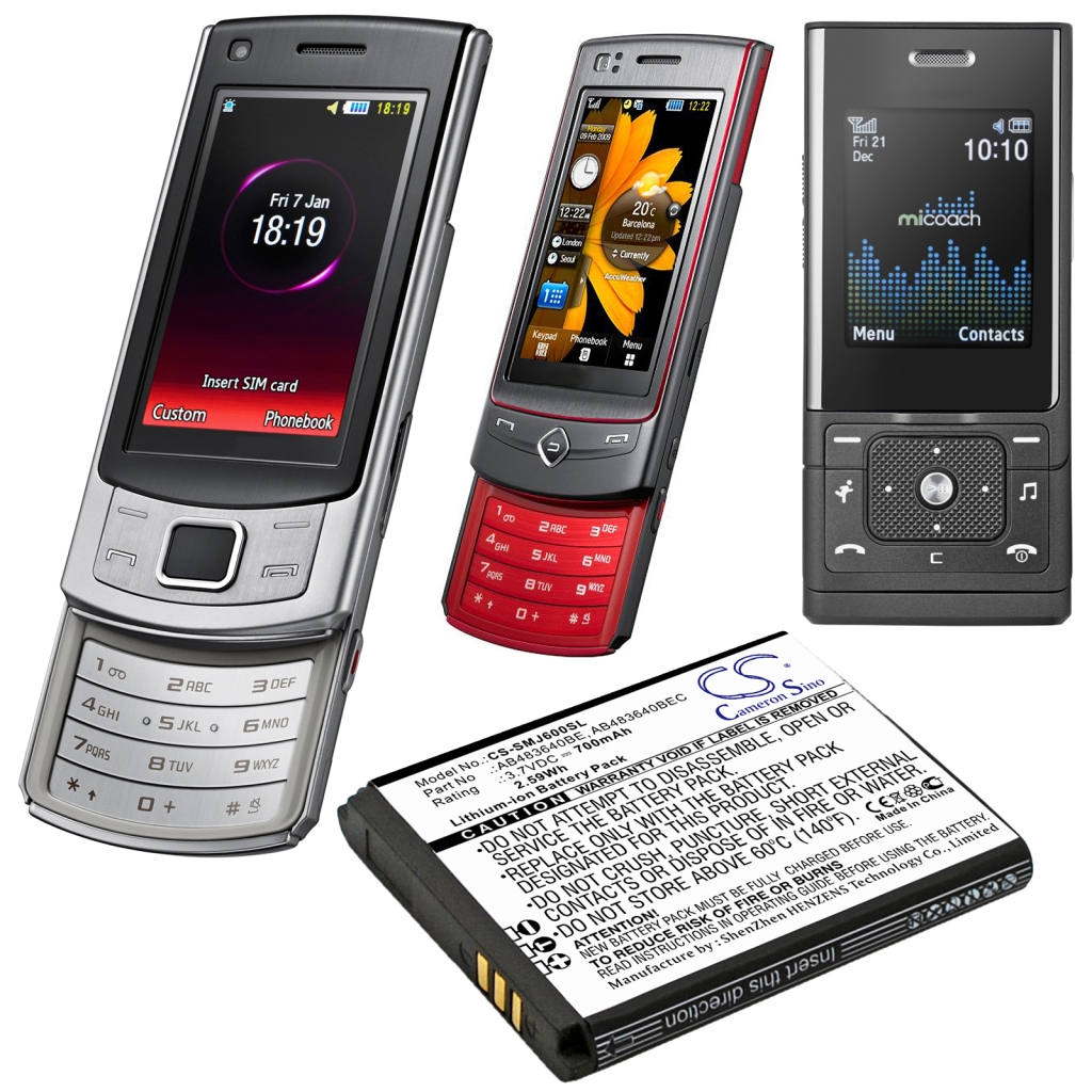 Batería del teléfono móvil Samsung Corby TXT