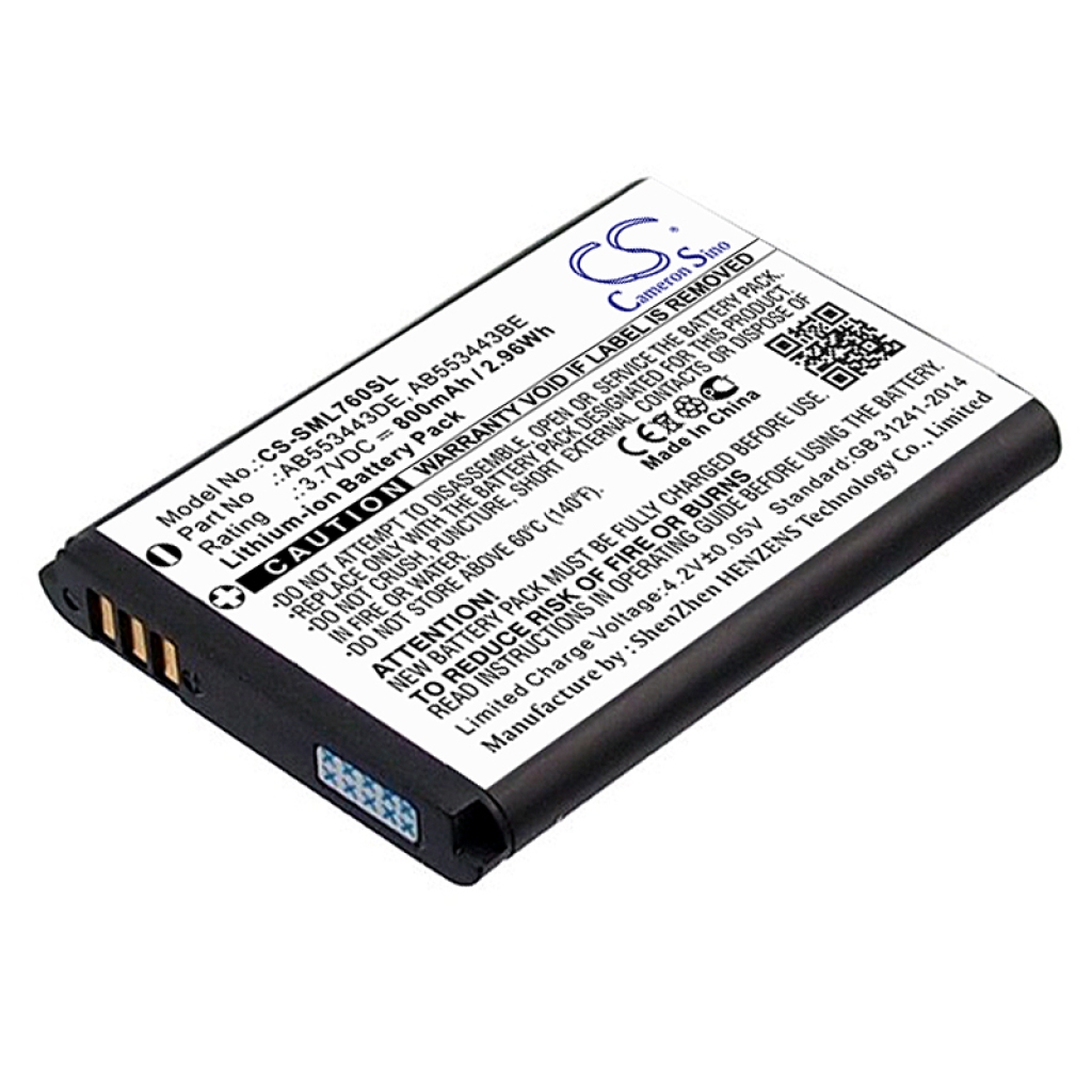 Batería del teléfono móvil Samsung SGH-Z620