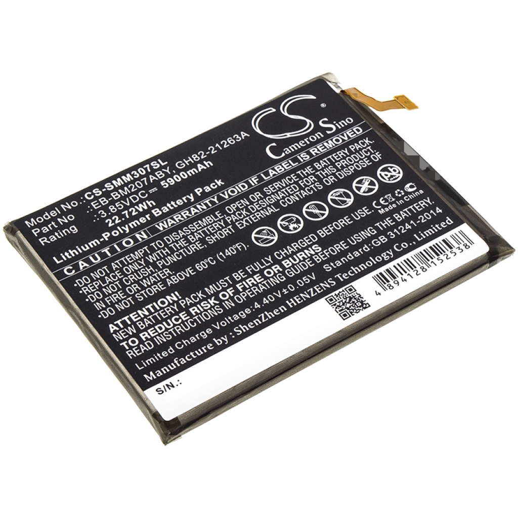 Batería del teléfono móvil Samsung CS-SMM307SL