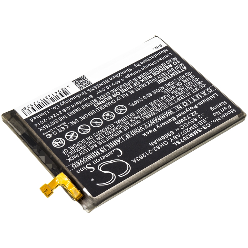 Batería del teléfono móvil Samsung CS-SMM307SL