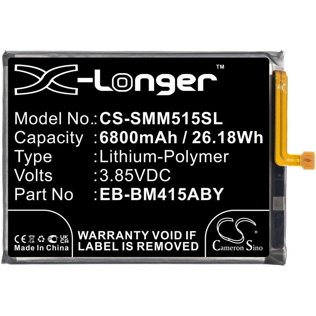 Batería del teléfono móvil Samsung CS-SMM515SL