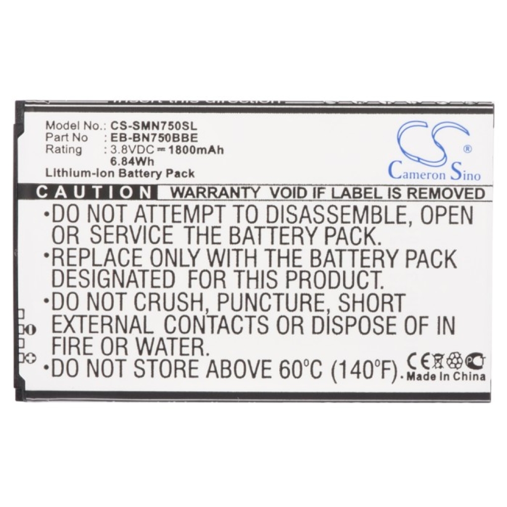 Baterías Sustituye EB-BN750BBC