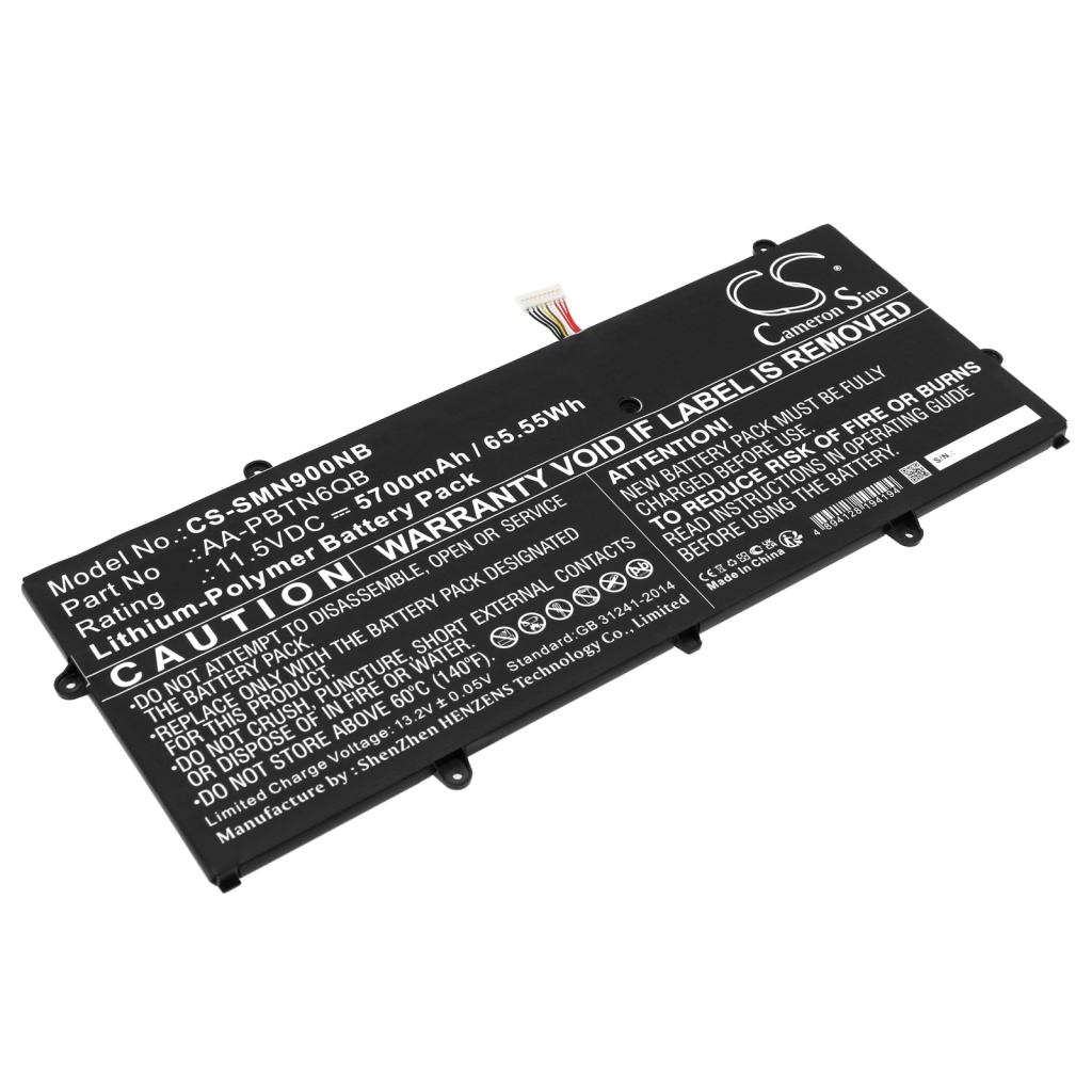 Batería para portátil Samsung CS-SMN900NB