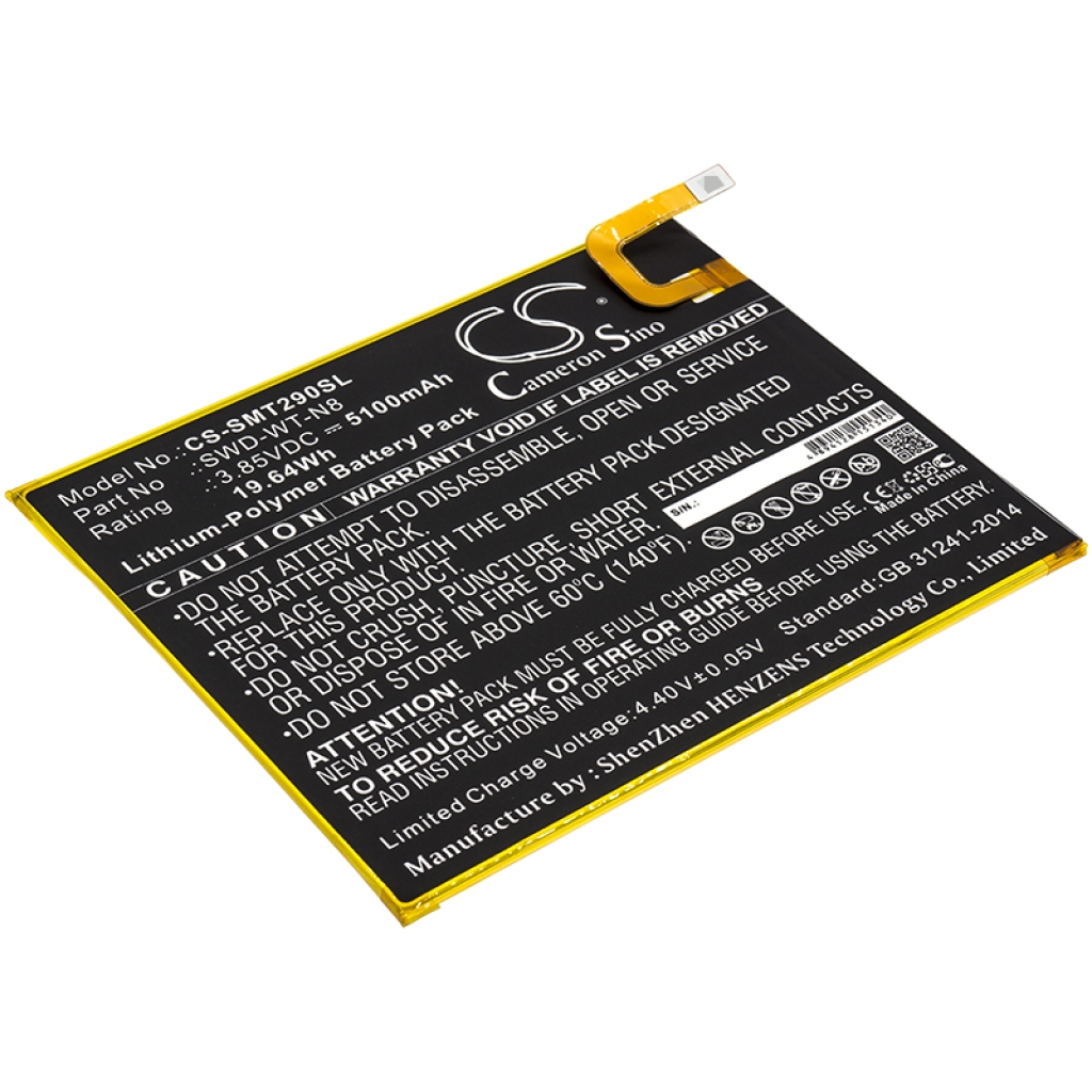 Batería de la tableta Samsung CS-SMT290SL