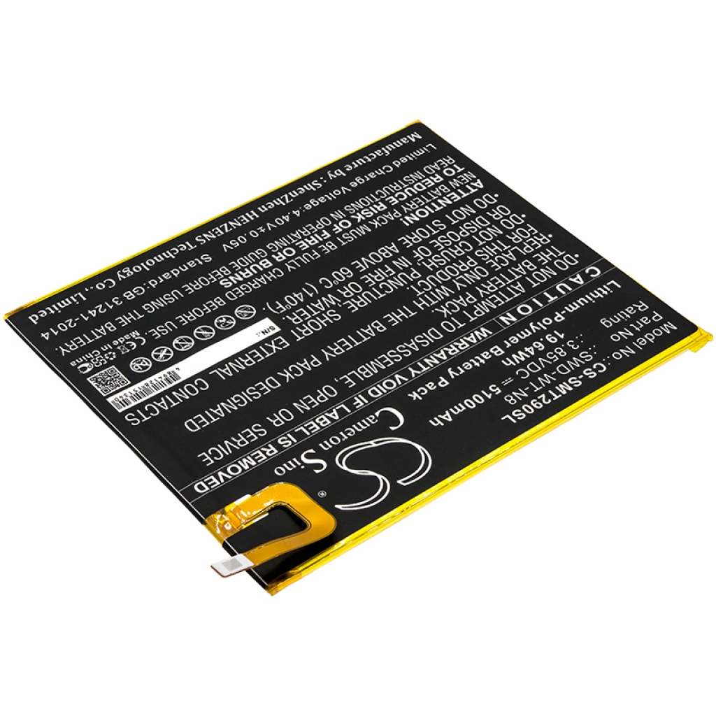 Batería de la tableta Samsung CS-SMT290SL