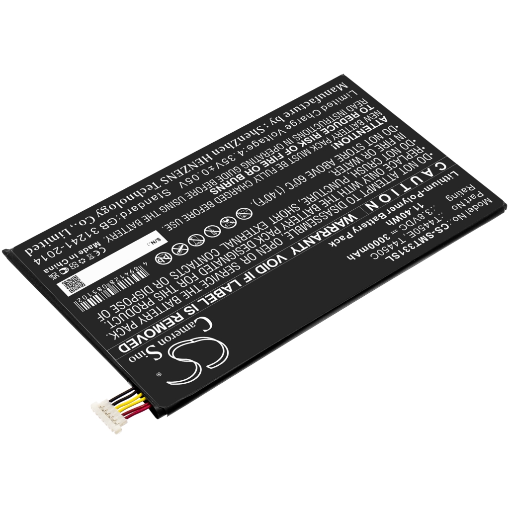 Batería de la tableta Samsung CS-SMT331SL