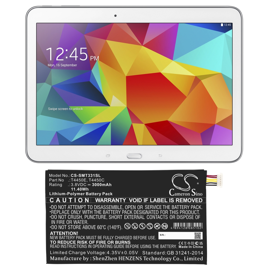 Batería de la tableta Samsung CS-SMT331SL
