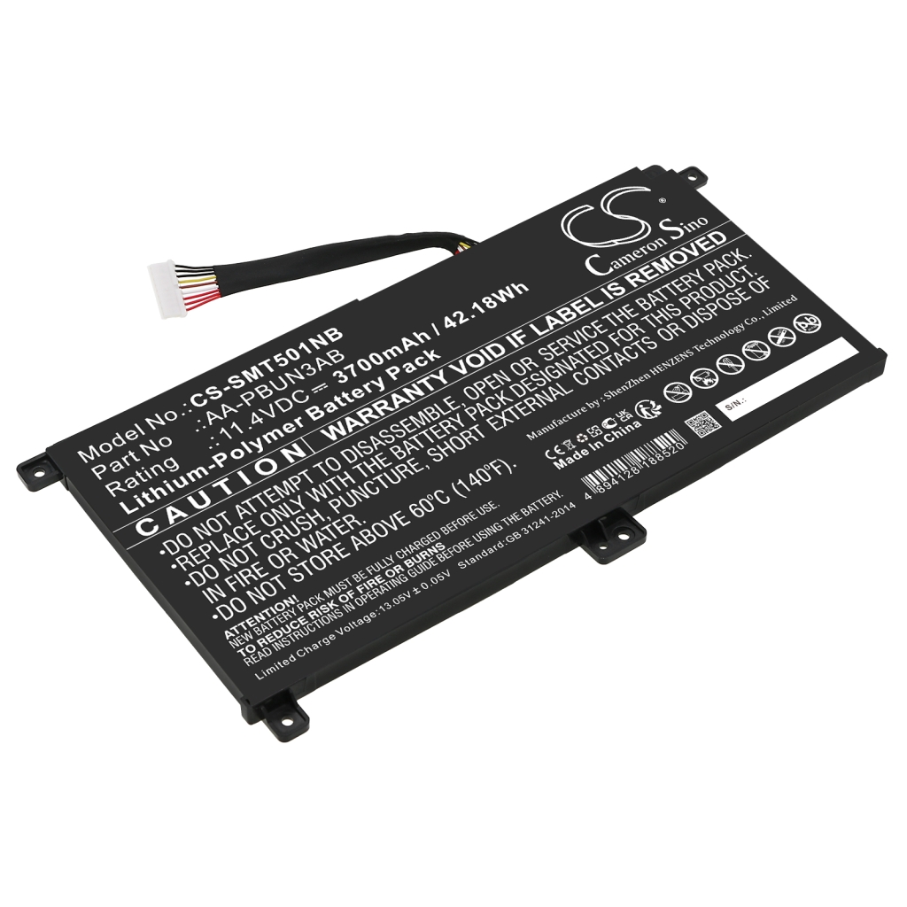 Batería para portátil Samsung CS-SMT501NB