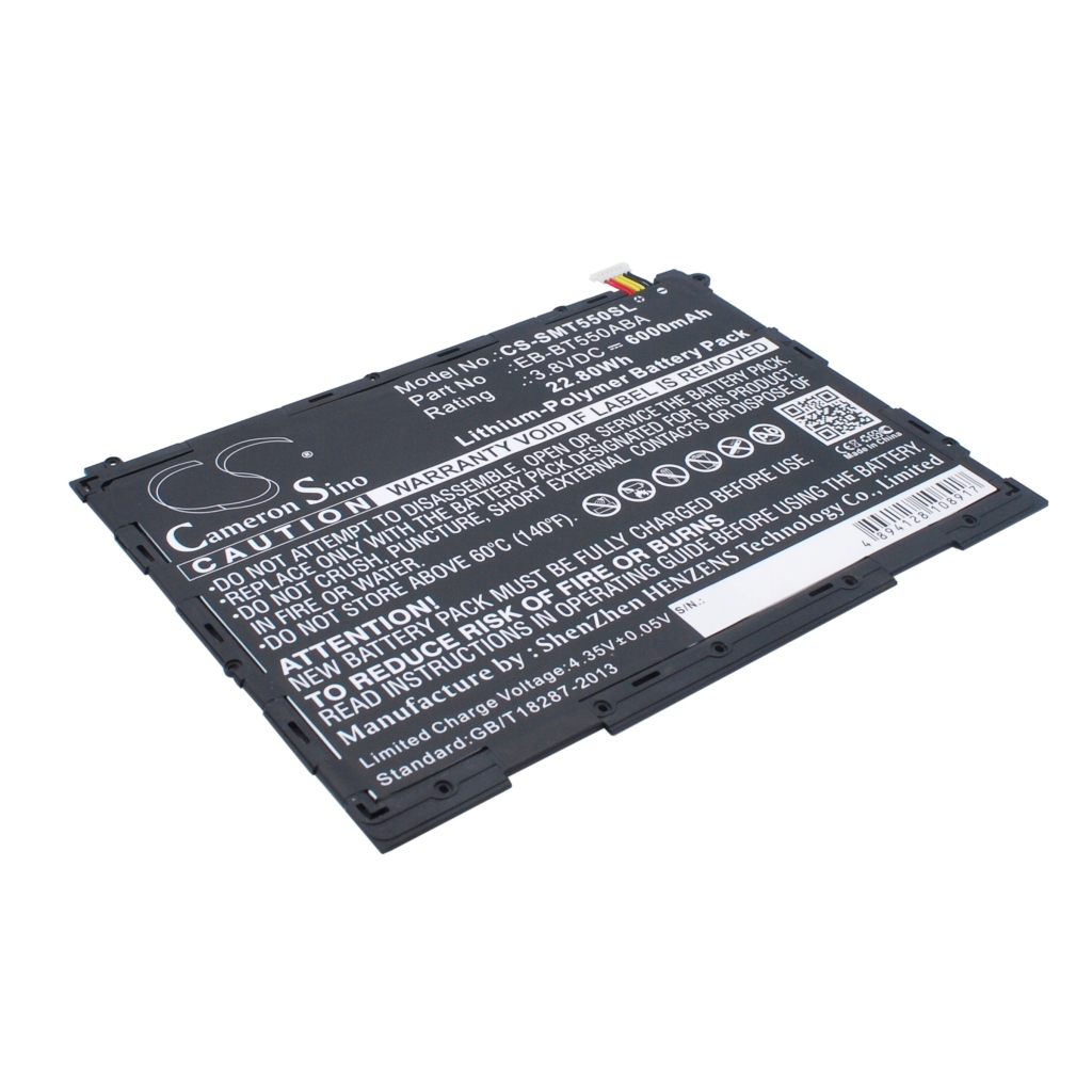 Batería de la tableta Samsung CS-SMT550SL