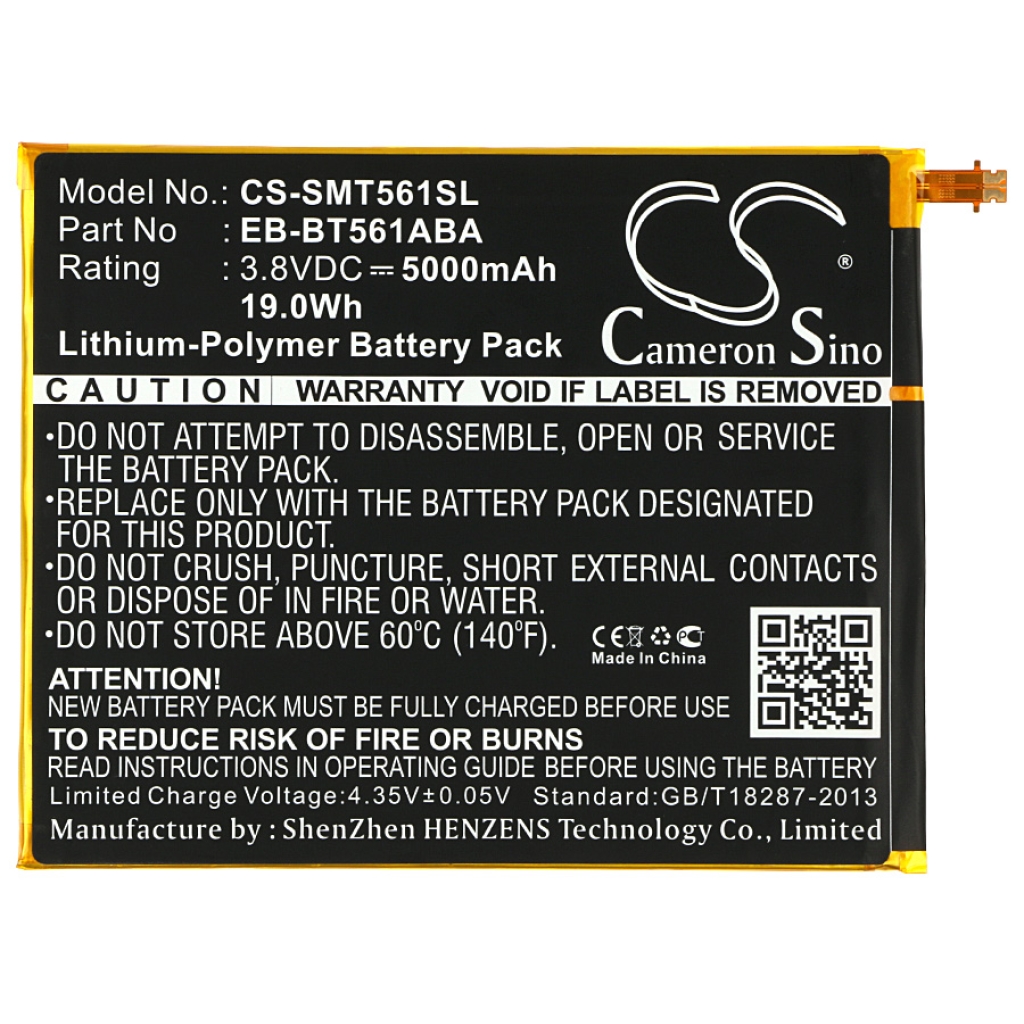 Batería de la tableta Samsung CS-SMT561SL