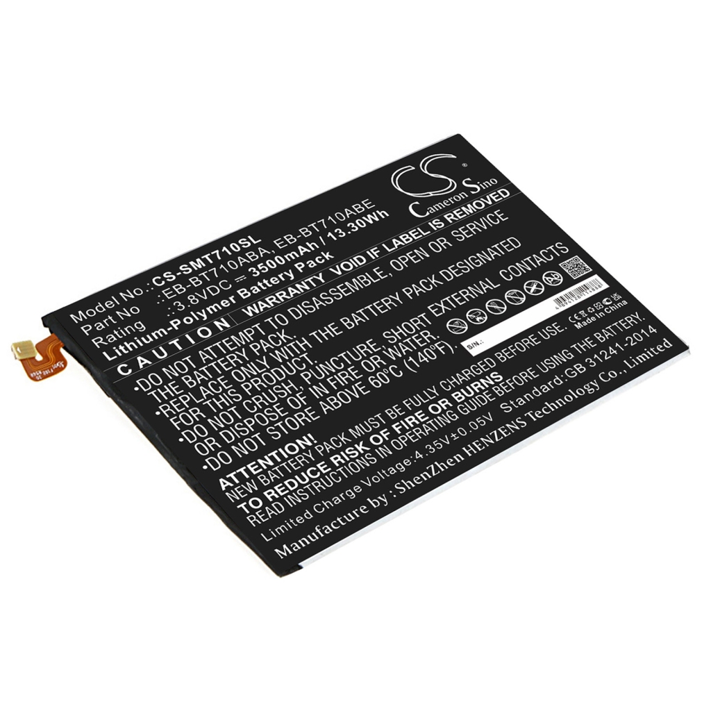 Batería de la tableta Samsung CS-SMT710SL