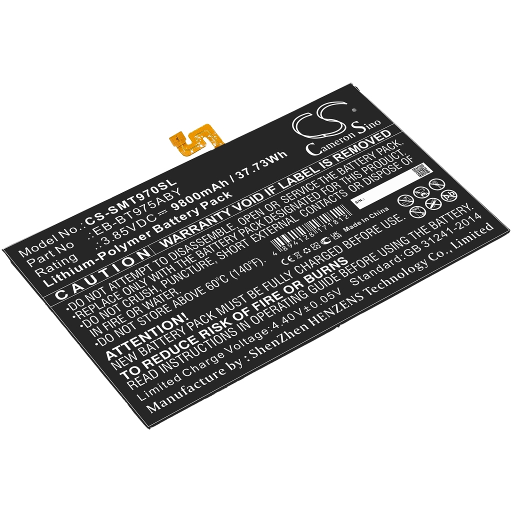 Batería de la tableta Samsung CS-SMT970SL