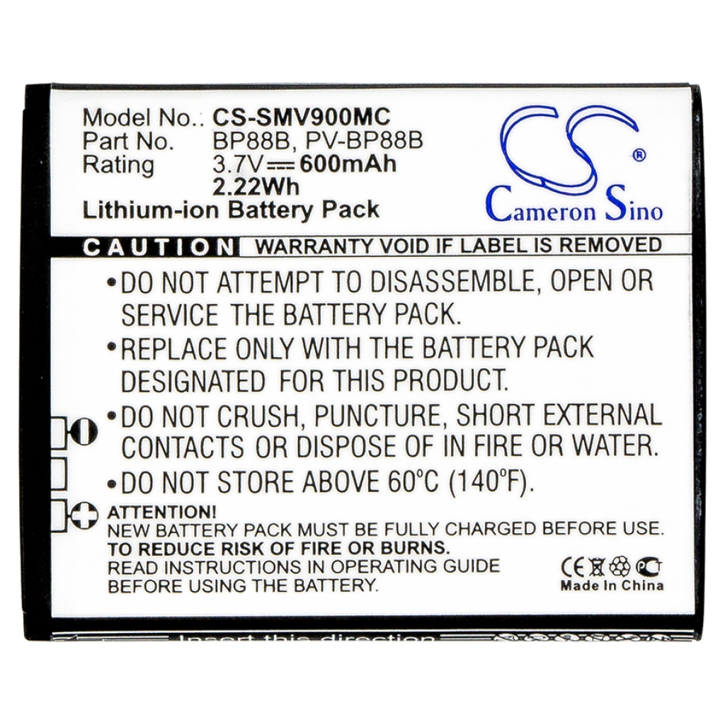 Batería de la cámara Samsung EC-MV900FBPWUS
