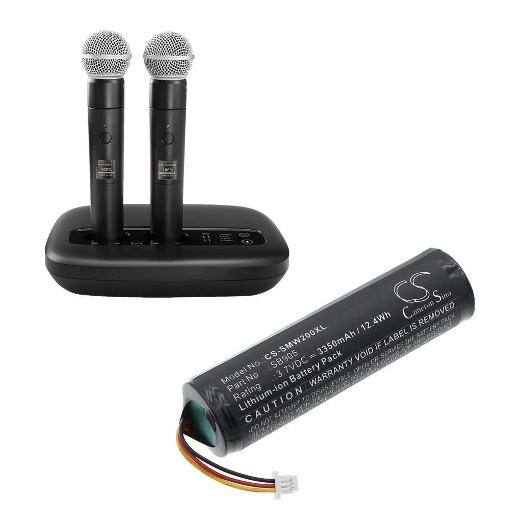 Audio device batteries Shure MXW2 Handheld Transmitter