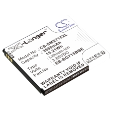 Reemplazo de batería compatible para Samsung EB-BG715BBE,GH43-04993A