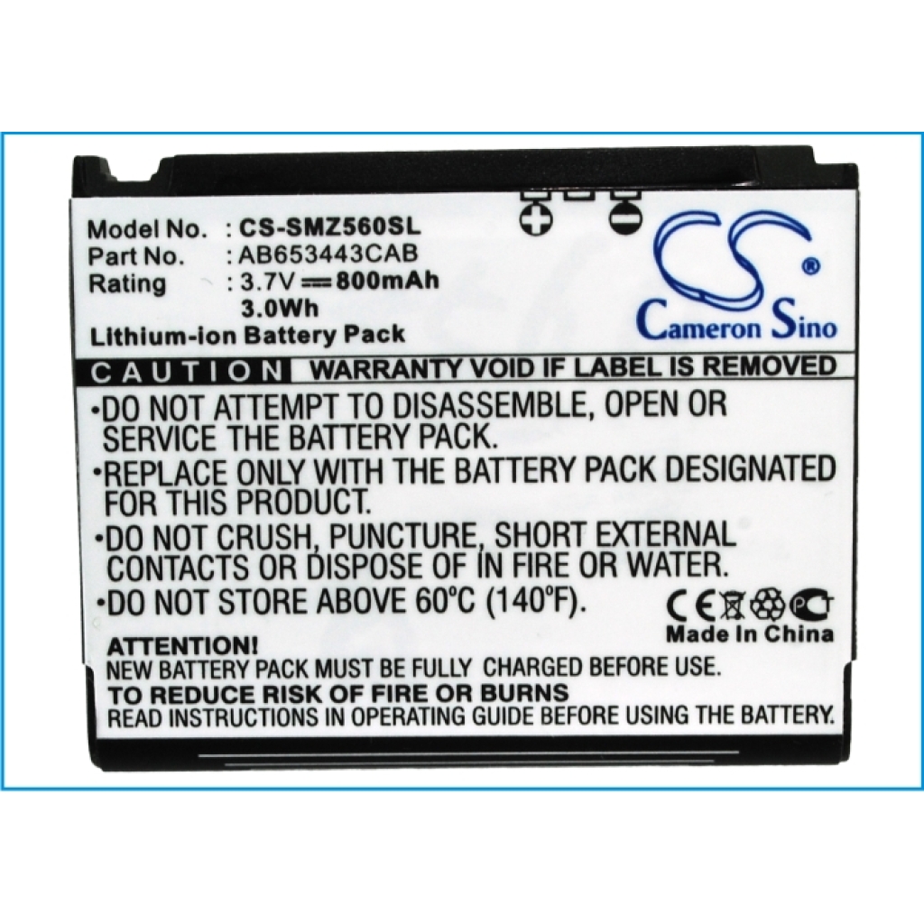 Baterías Sustituye AB603443CABSTD