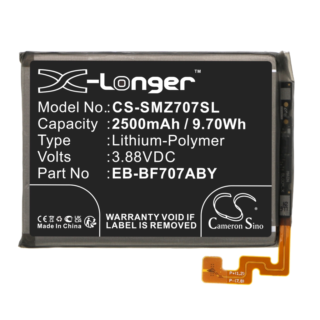 Batería del teléfono móvil Samsung CS-SMZ707SL