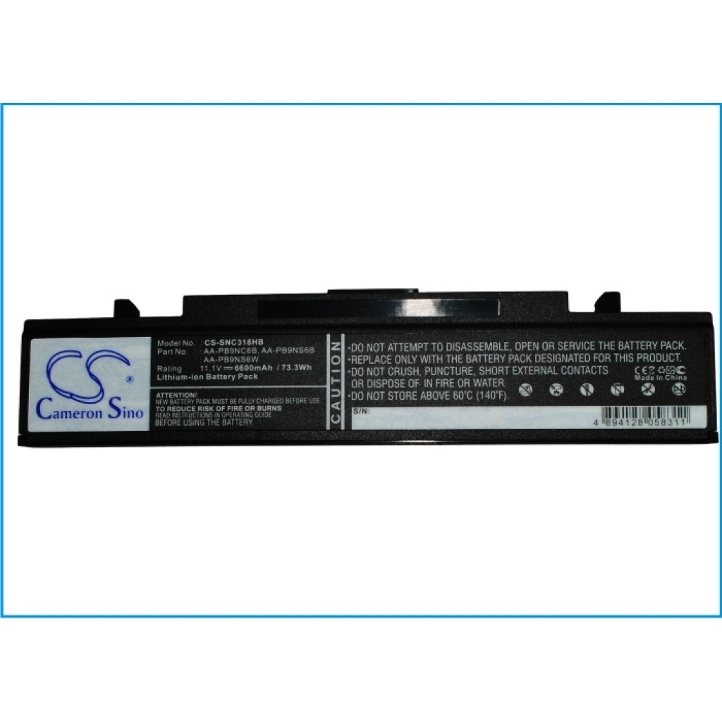 Baterías Sustituye AA-PB9MC6B