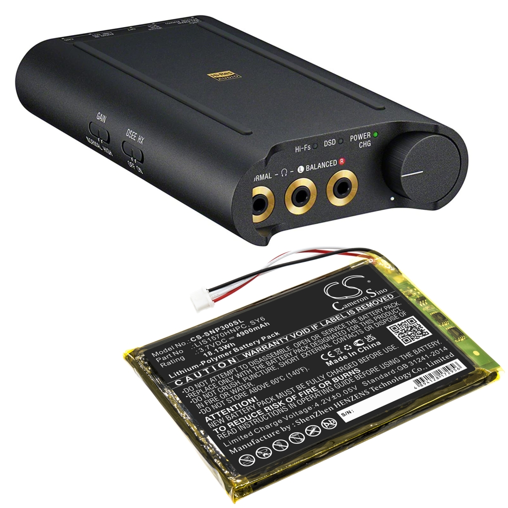 Batería del amplificador Sony CS-SNP300SL