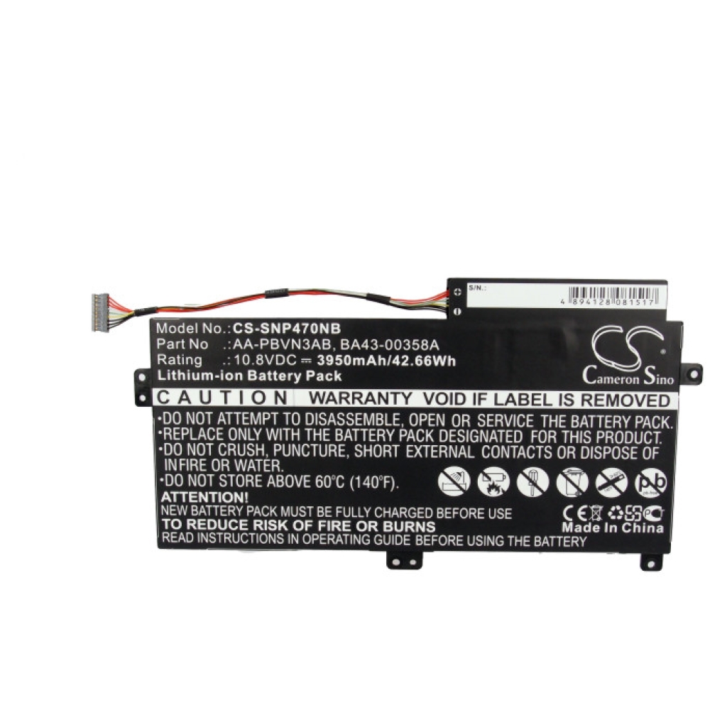 Batería para portátil Samsung CS-SNP470NB