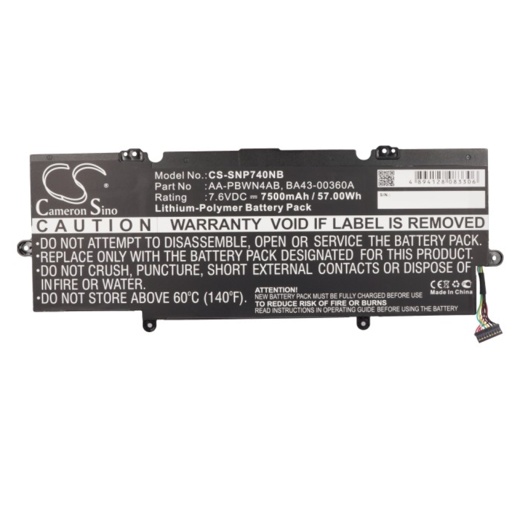 Batería para portátil Samsung CS-SNP740NB