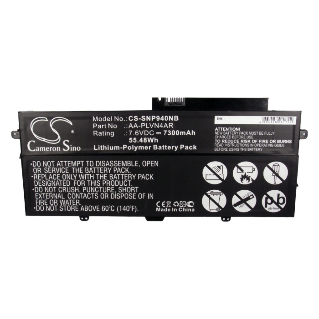 Batería para portátil Samsung CS-SNP940NB