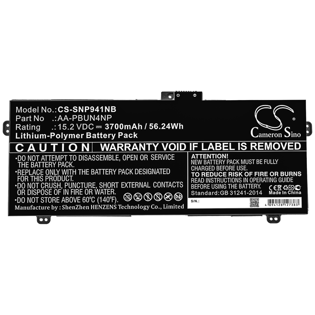 Batería para portátil Samsung CS-SNP941NB