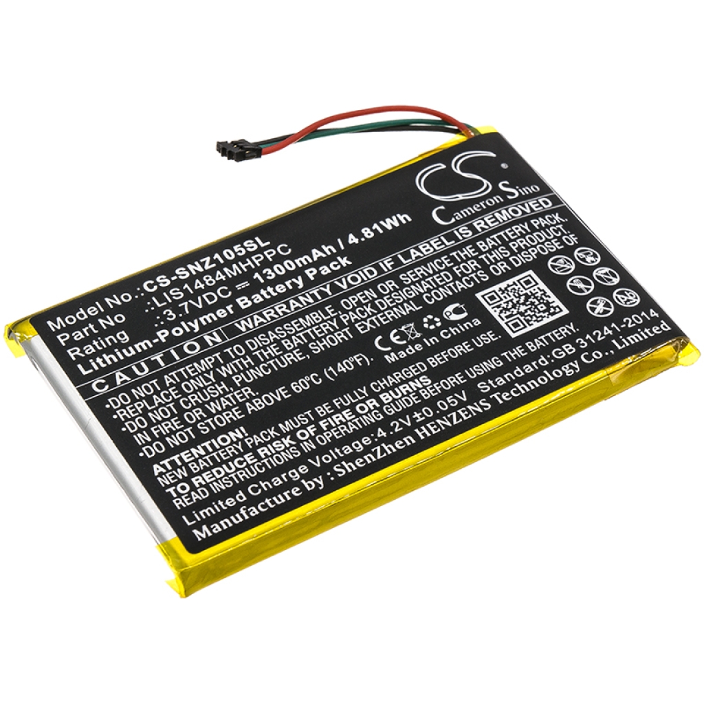 MP3, MP4, PMP Batería Sony CS-SNZ105SL