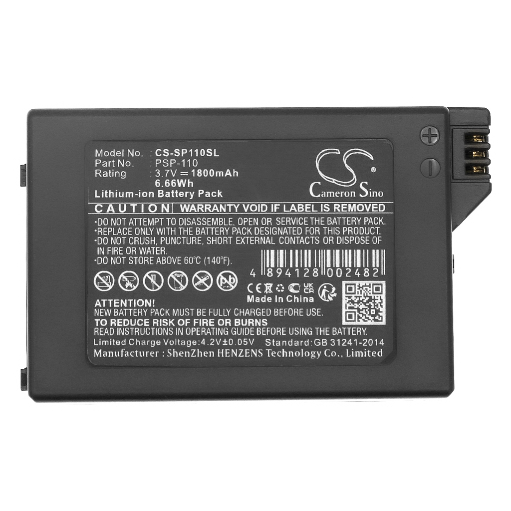 Juego, PSP, NDS Batería Sony CS-SP110SL