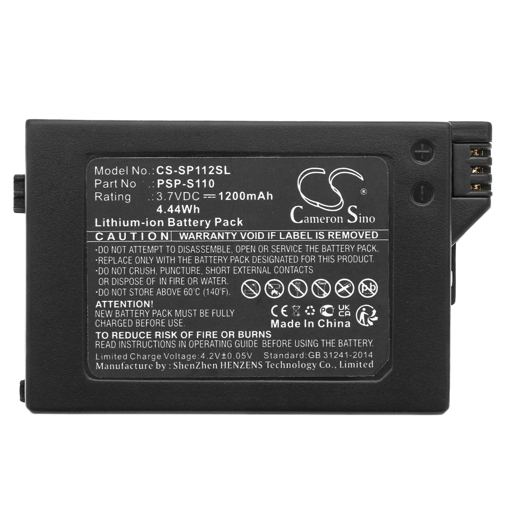 Juego, PSP, NDS Batería Sony CS-SP112SL