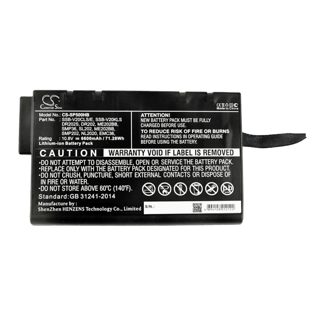 Baterías Sustituye SSB-V20KLS