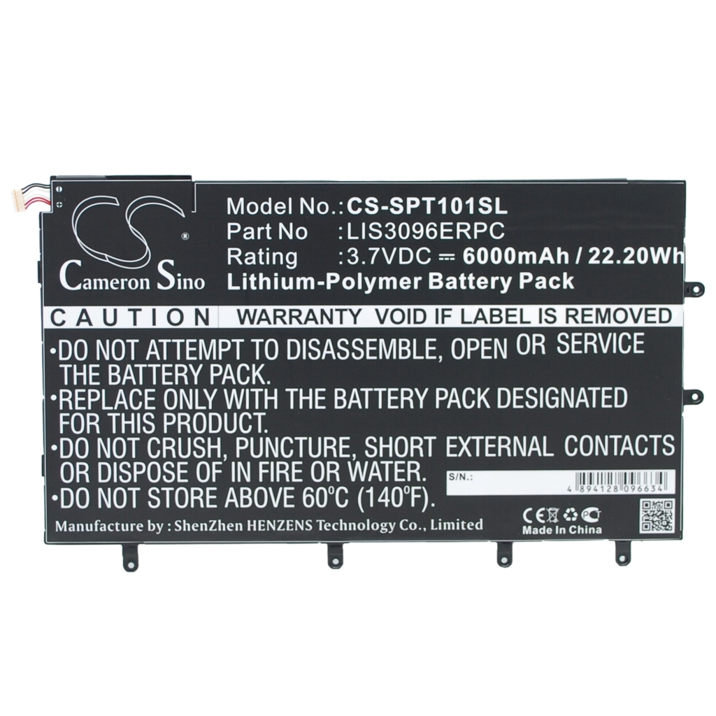 Batería de la tableta Sony CS-SPT101SL