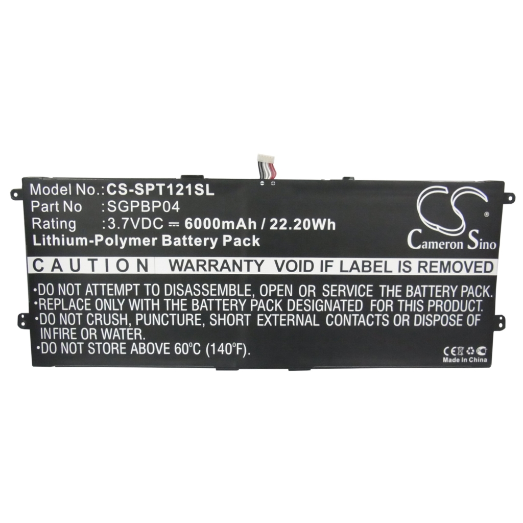 Batería de la tableta Sony CS-SPT121SL